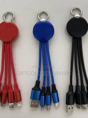 3 in 1 Charging Cable Premium Quality Promotion Business Gif