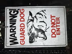 Dog Warning Sign(Beware of Dog Sign)