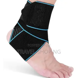 Wrap-around Ankle Brace With Velcro & Silicone Grip -