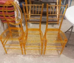 Chivalry Banquet Golden Design Chair With Cushion