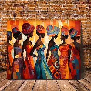 Vintage African American Women Dancing Canvas