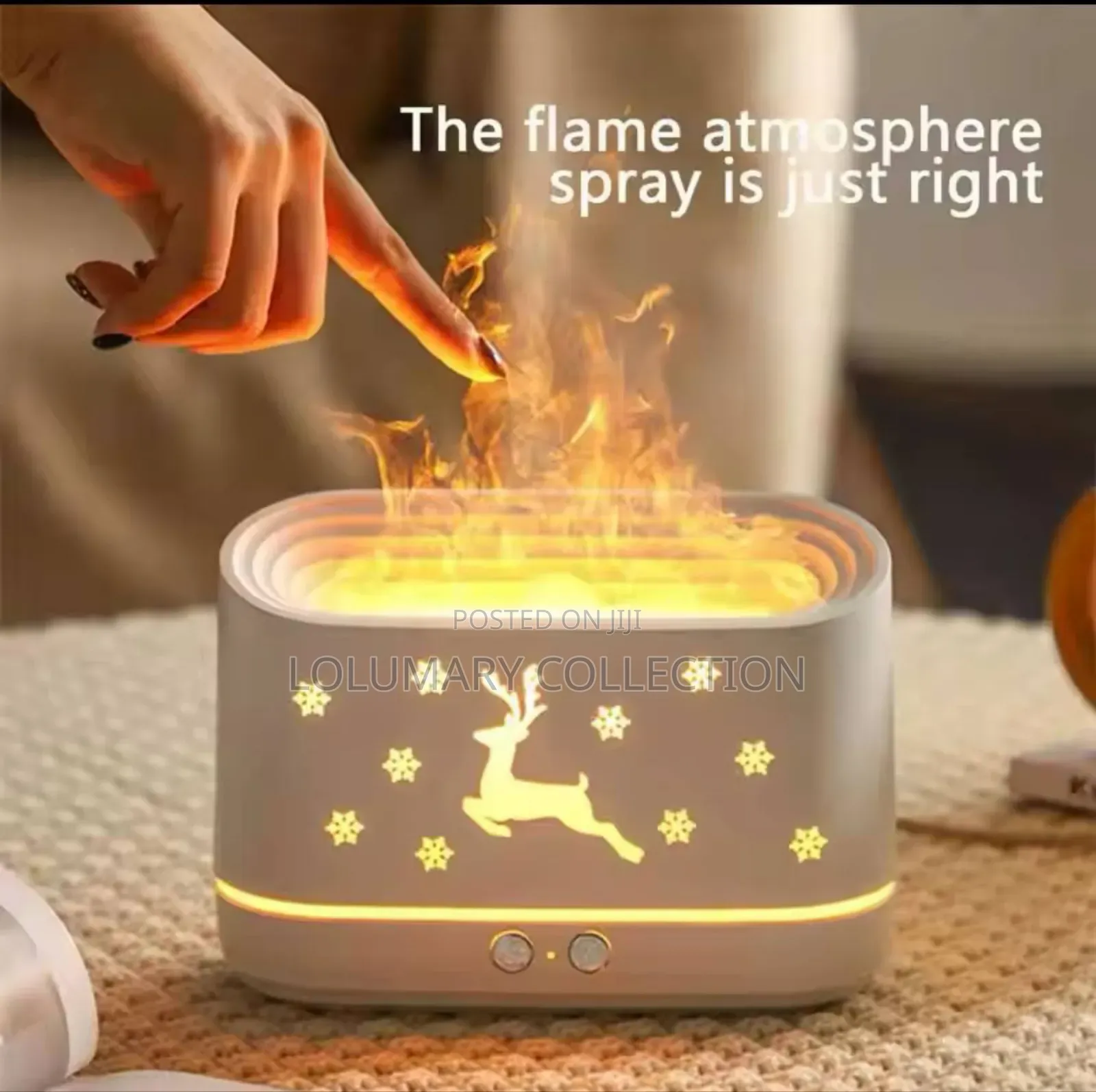 Noiseless Simulation Flame Mist Humidifier Aroma Diffuser