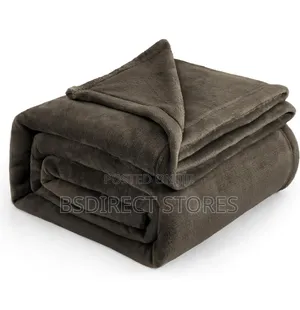 Bedsure Brown Fleece Bedspread King Fluffy Flannel Blanket
