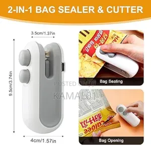 Usb Type C Rechargeable Mini Bag Sealer Machine 2 in 1