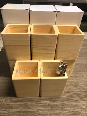 Wooden Bamboo Pen Holder Moq:100pcs