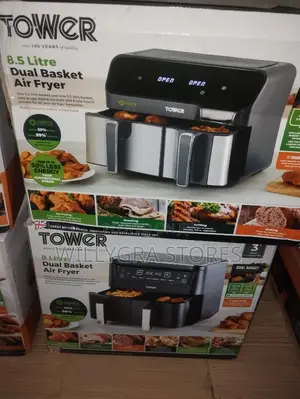 Tower Vortx 1700w 8.5l Duo Capacity Basket Air Fryer
