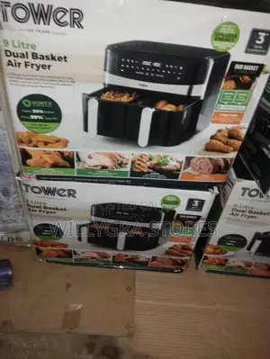 Tower Excellent 9l Dual Basket Vortx Air Fryer