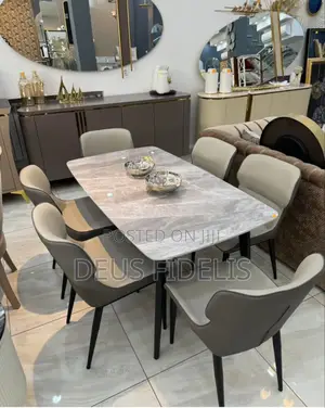 Marble Dining Table 160cm by 80cm and 4 Chairs