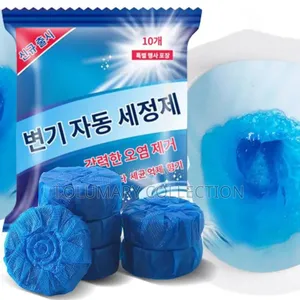 10pcs Blue Small Bubble Home Deodorizer Toilet Cleaner