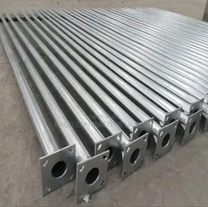 Galvanized Iron (GI) Gi Octagonal Pole, For Street Light