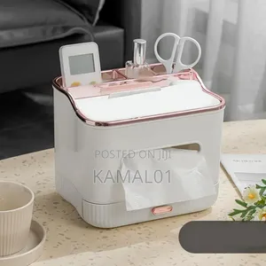 Paper Box Holder, Thickened Wide Mouth Storage Multifunction