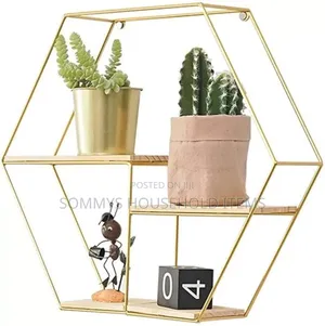Hexagon Floating Shelf