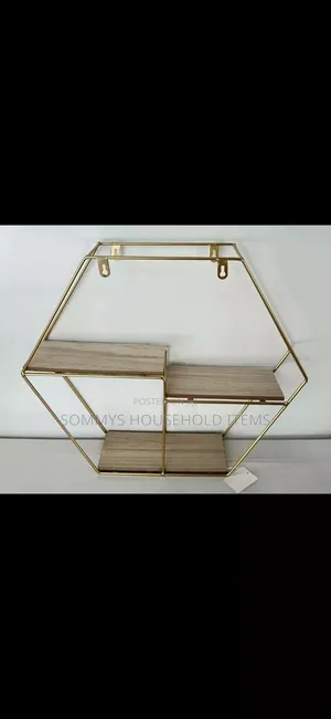 Hexagon Floating Shelf
