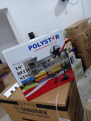 Unique 18inches-Polystar Rechargeable Fan