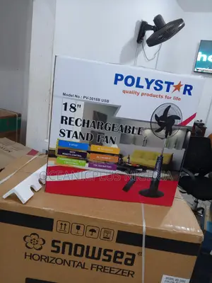 Top-Notch 18inches Rechargeable Polystar Fan