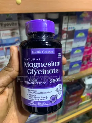 Magnesium Glycinate 360mg X 90 Capsules Earth's Creation