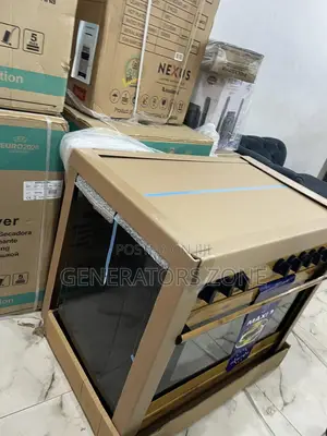 60*90 Maxi 4+2 {Shelving Units} Burner Gas Cooker Wood