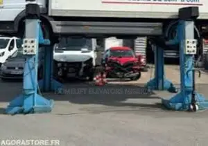 6,000 Lb Portable Single Post Lift