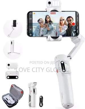 Isteady Hohem V3 3-Axis Gimbal Al Tracker,Tripod, Light, Bag