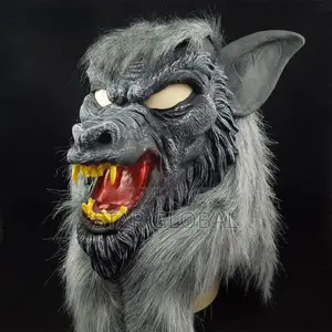 Big Bad Wolf Adult Full Head Werewolf Halloween Mask