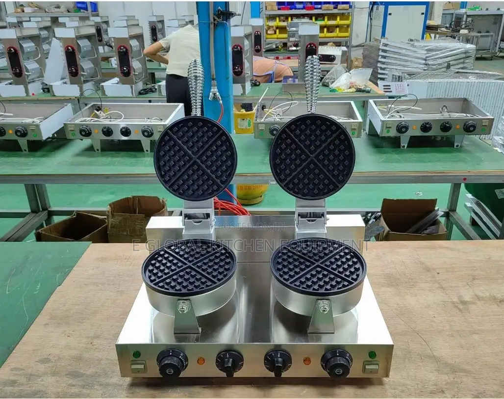 Double Waffle Maker Machine