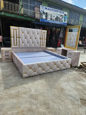 Complete Six by Six Upholstery Bed Set