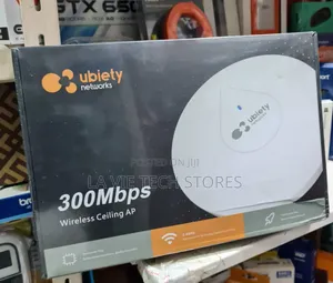 Ubiety Network 300 MBPS Wireless Ceiling Access Point
