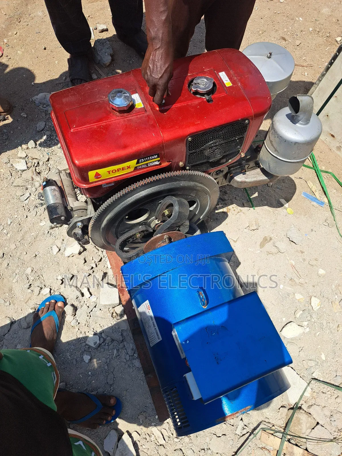 Basic 1115 Engine With 15kva Alternator Coil