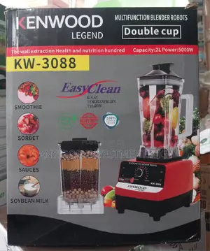 Kenwood Legend Blender 5000watts Double Cup 100% Cooper