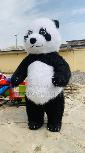 Big Panda Mascot Costume Is Available for Rent Sale
