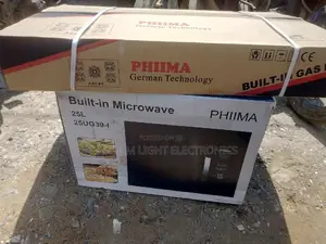 Phima Inbuilt Microwave 25liters 5 Burners Gas Cooker