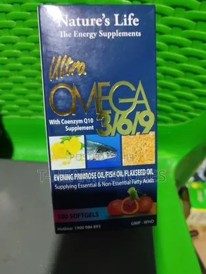Ultra Omega 3/6/9 With Coenzyme Q10 Supplement