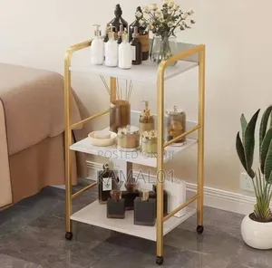 Rolling Cart Beauty Storage Trolleys
With Metal Frame
