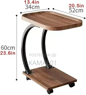 Small Side Table Mobile Corner Table Living Room Sofa