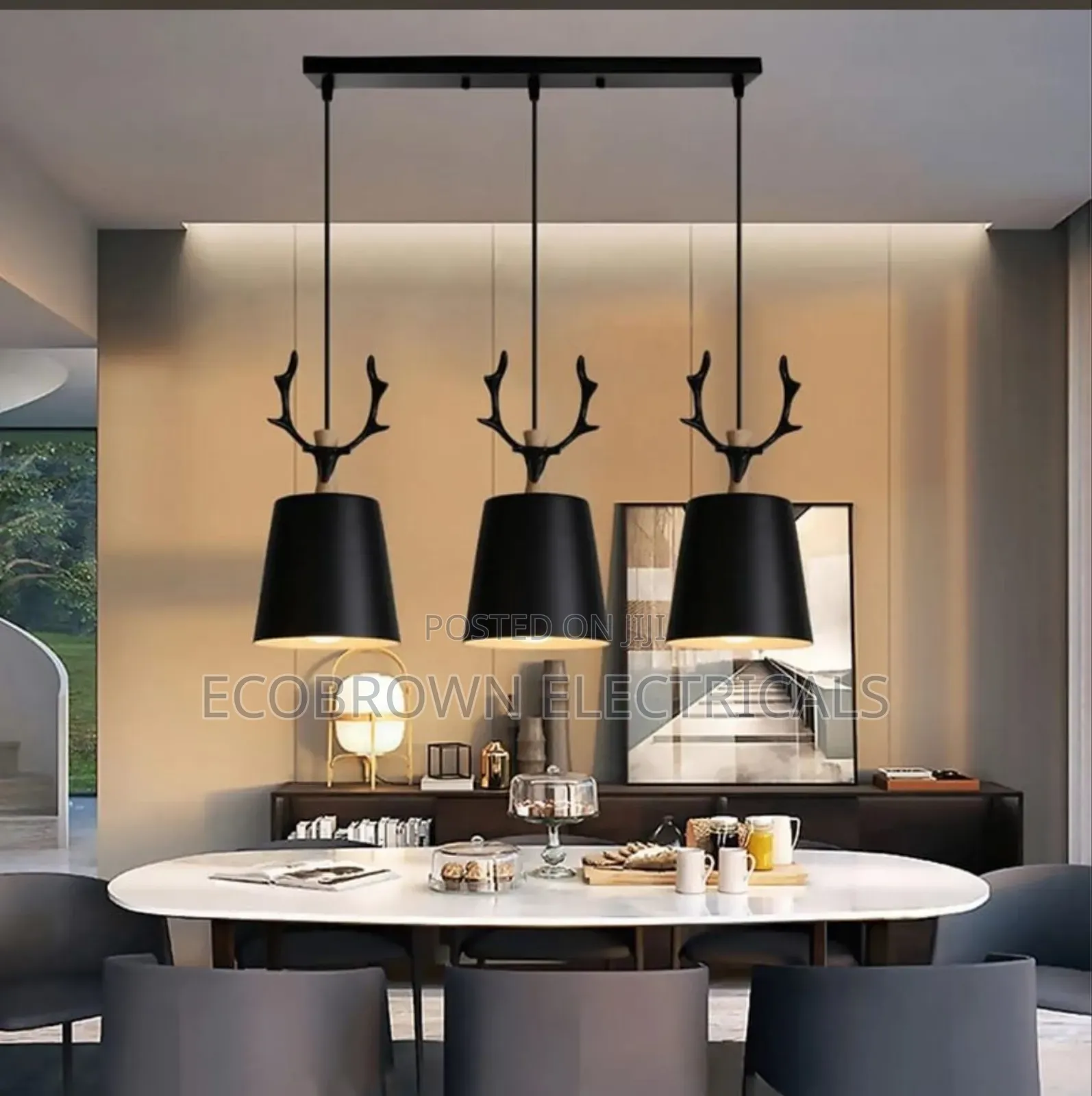 Black Ceiling Flush.