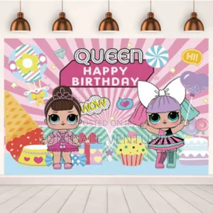 LOL Surprises Party Backdrop