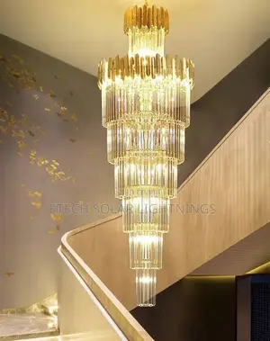 Luxury Hallway Duplex Staircase Chandelier Light