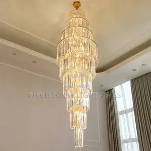Luxury Modern Living Room Dropping Crystal Chandelier Light