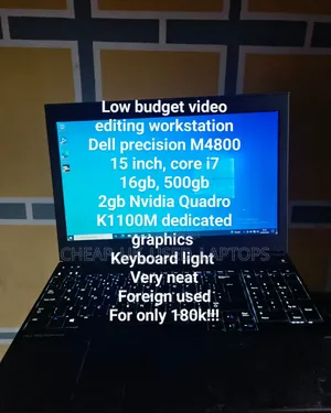 Laptop Dell Precision M4800 16GB Intel Core I7 HDD 500GB