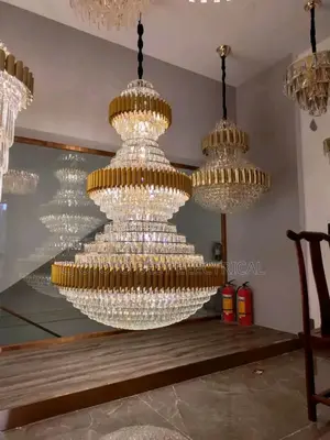 Big Crystal Luxury Chandelier Light Size 1200mm X 2000mn .