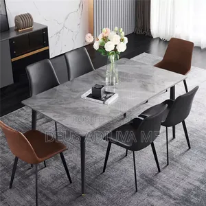 Marble Dining Table and Chairs