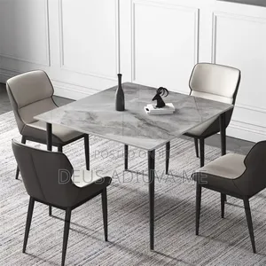 Marble Dining Table and Chairs