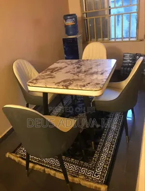 Marble Dining Table and Chairs