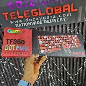 Twolf TF350 DOT PUNK Wireless Keyboard and Mouse Set