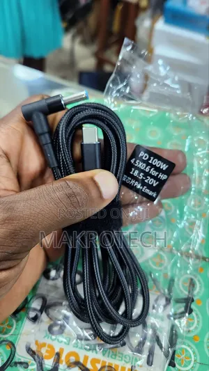 Charging Cable Type C to Converter 100W PD Cord for HP