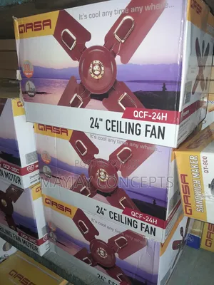Qasa 24" Short Blade Ceiling Fan QCF-24h