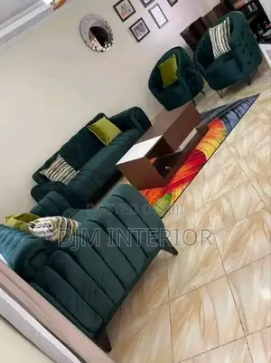 A Set of Linear Design Sofa