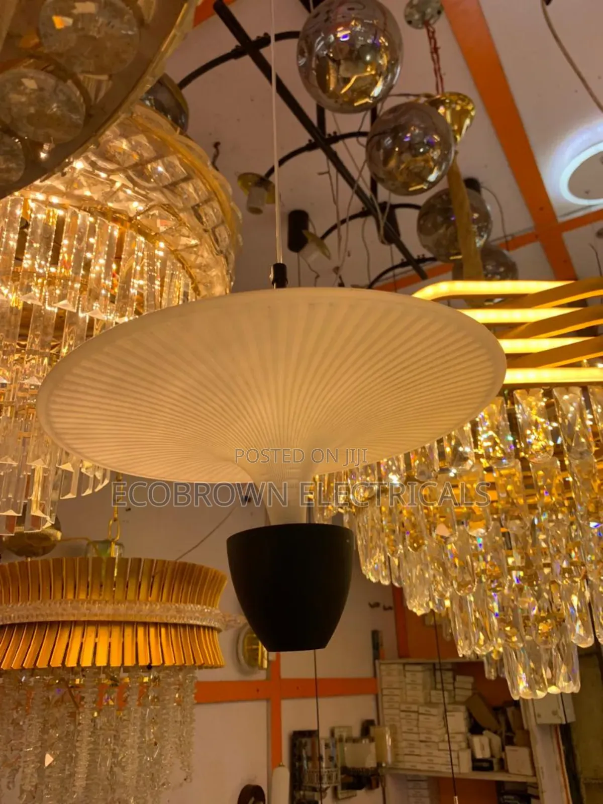 Changing Colors Chandelier Fitting