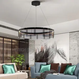 Modern Minimalist Glass Dropping Chandelier Light