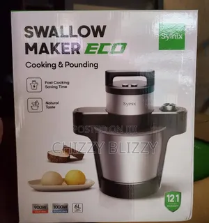 Syinix Swallow Maker Eco, Cooking and Pounding. 6L